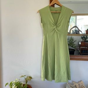 Patagonia athletic dress, pea green